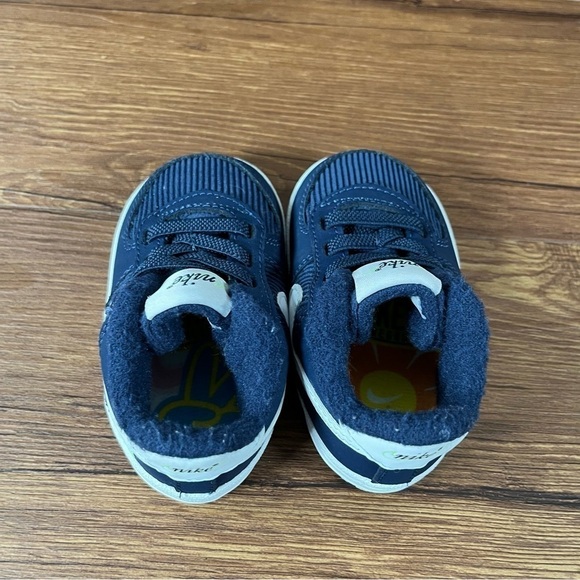 Nike Air Force 1 Blue Crib Booties Size 4C Shoes - Picture 5 of 9